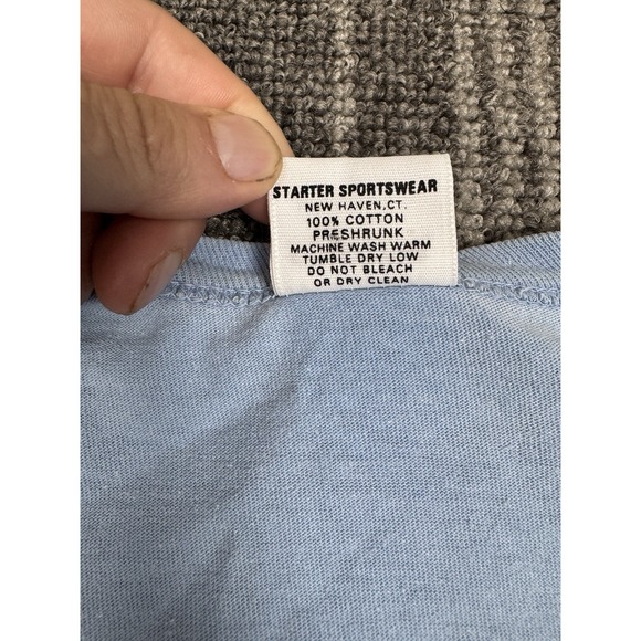 North Carolina Tar Heels Shirt Mens XL Blue Unc NCAA Basketball Starter Vtg 90s - Picture 8 of 14